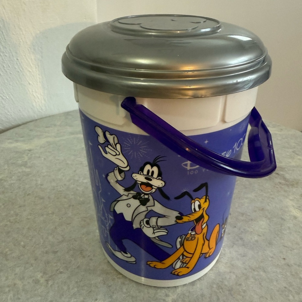 Disney Purple and Silver Goofy & Pluto Treat Bucket